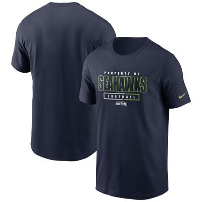 Seattle Seahawks Nike Navy Team Property Of Essential T-Shirt