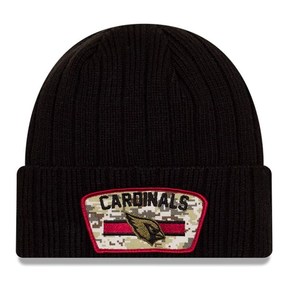 Arizona Cardinals New Era 2021 NFL Salute to Service Knit Beanie Hat