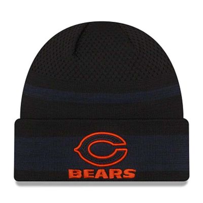 Chicago Bears New Era 2021 NFL Sideline Tech Cuffed Knit Beanie Hat