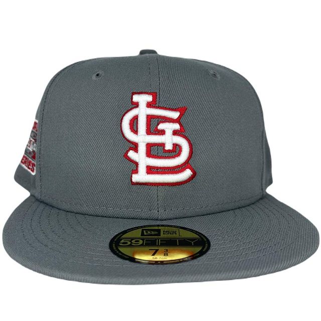 Sky Blue St. Louis Cardinals Red Visor Gray Bottom 2011 World Series Side  Patch New Era 9Fifty Snapback