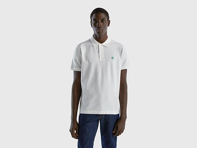 Polo branco regular fit