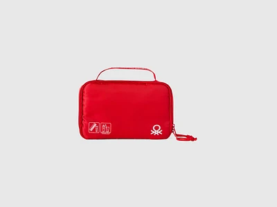 Bolsa de higiene vermelho com gancho