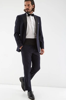 Tuxedo Clássico de Homem Slim Fit em Contraste