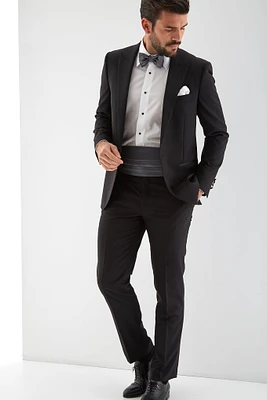 Tuxedo de Homem Clássico Slim Fit Lapela em Bico