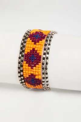 Pulsera Rapsodia Beads Azteca Bordo