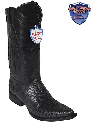 MEN'S WILD WEST BOOTS TEJU SNIP TOE | Rugged Cowboy