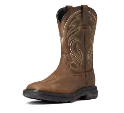 Ariat WorkHog Cottonwood Boot Distressed Brown | Rugged Cowboy