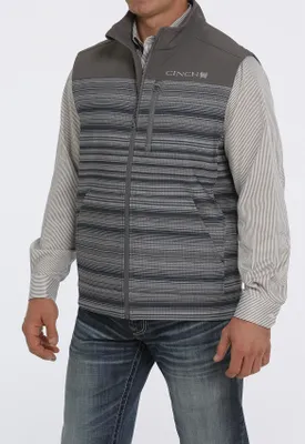 MEN'S BONDED VEST - GRAY | Rugged Cowboy