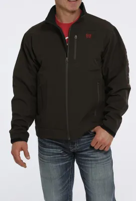 MEN'S LINED BONDED JACKET - BROWN | Rugged Cowboy