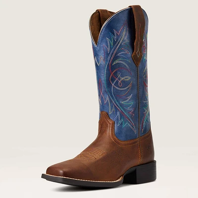 Ariat Round Up Wide Square Toe Stretch Fit Western Boots | RCB