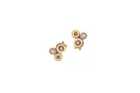 Ocean Stud Earrings- Diamond