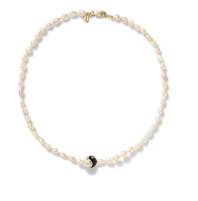 Ying Yang Pearl Necklace