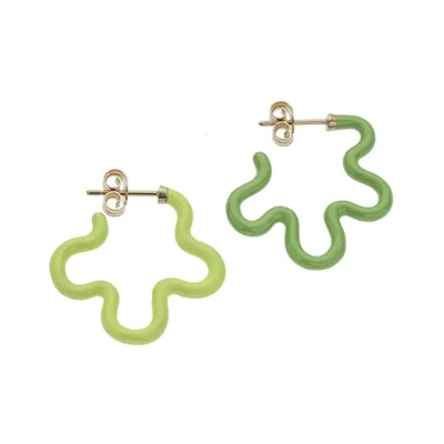 Asymmetrical Flower Power Earrings