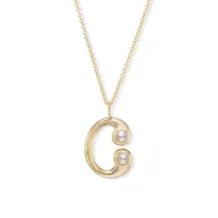 Bubble Letter Pendant "C"