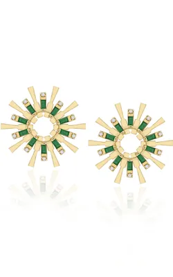 Valentim Emerald Earrings