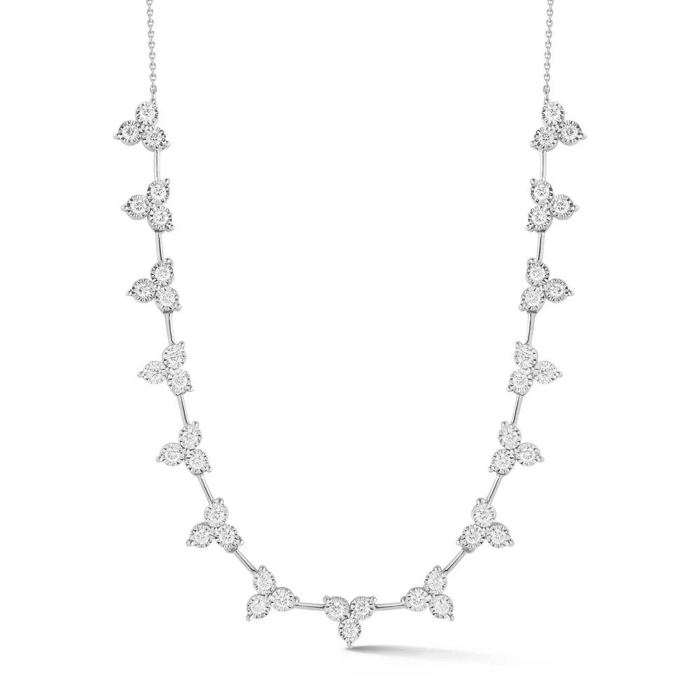 Ava Bea Interval Trio Tennis Necklace