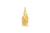 Dendera Zodiac Diamond Gemini Charm