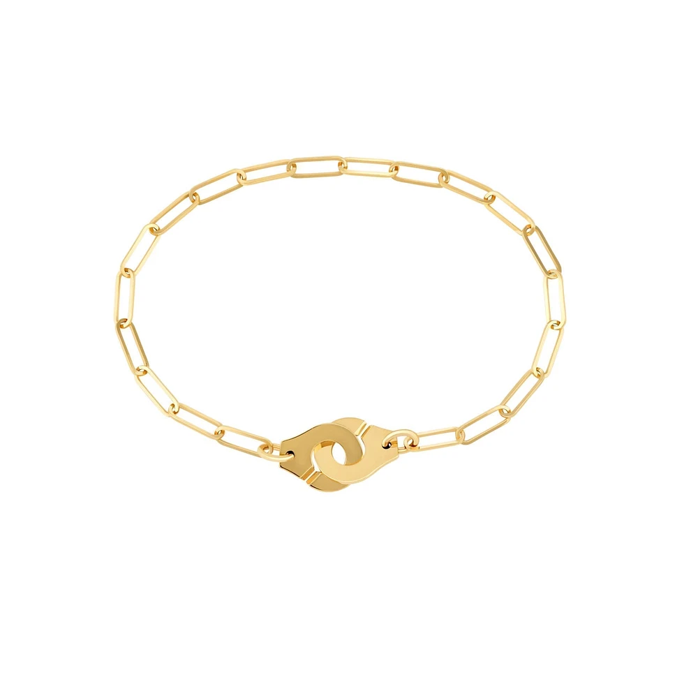 Dinh Van Menottes R10 18KYG Chain Bracelet