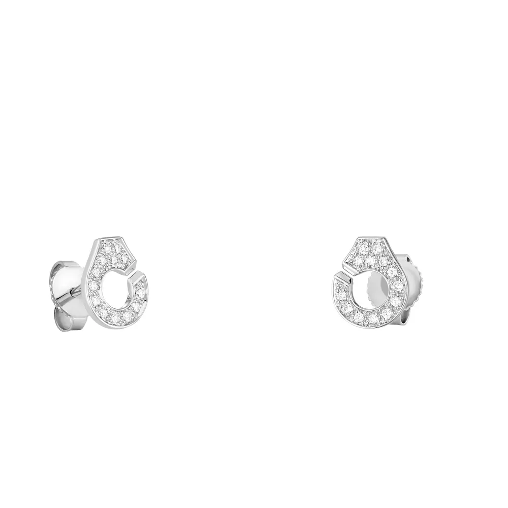 Menottes dinh van R7,5 Pave Studs