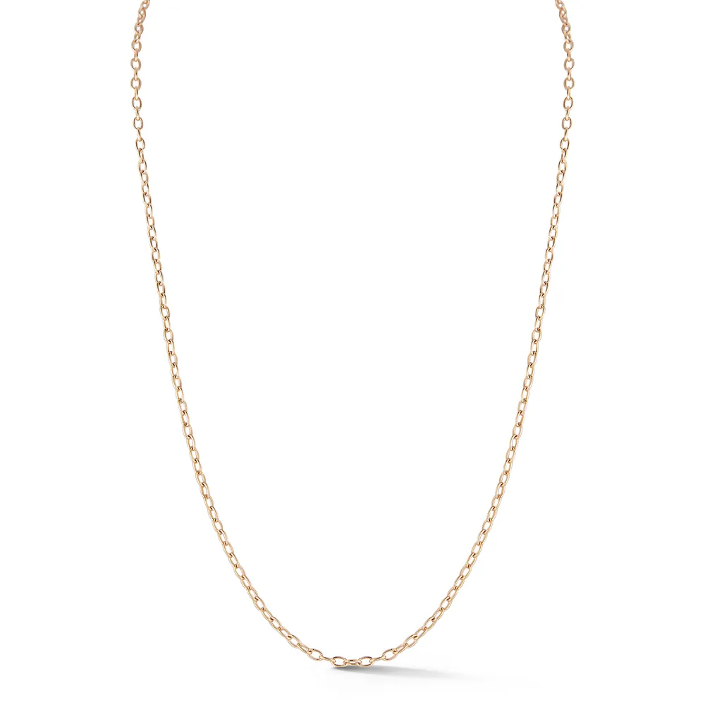 Chain 3 - 18K Rose Gold Chain Link Necklace