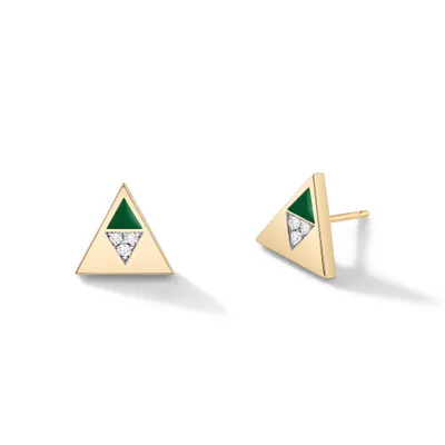 Triangle Stud Earrings