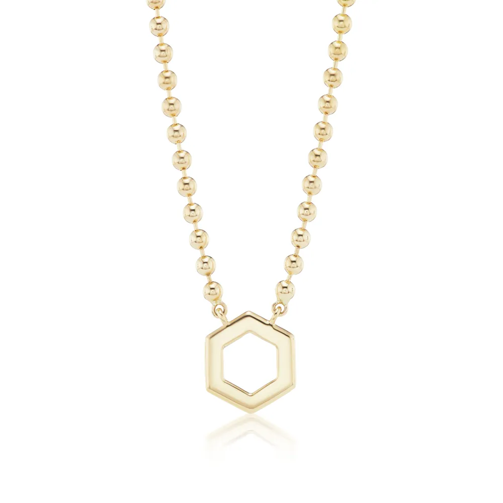 Gold Foundation Ball Chain Necklace