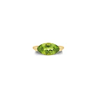 ´Sera“ Floating Marquise Ear Cuff - Peridot