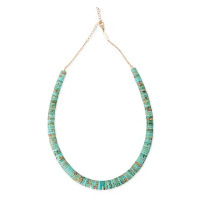Heishi Turquoise Beaded Necklace