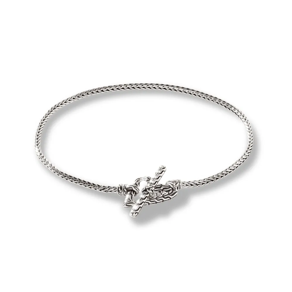 Classic Chain Manah Foxtail Chain Heart Bracelet