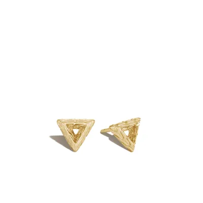 Tiga Triangle Stud Earrings