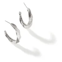 Classic Chain Twisted Hoop Earrings