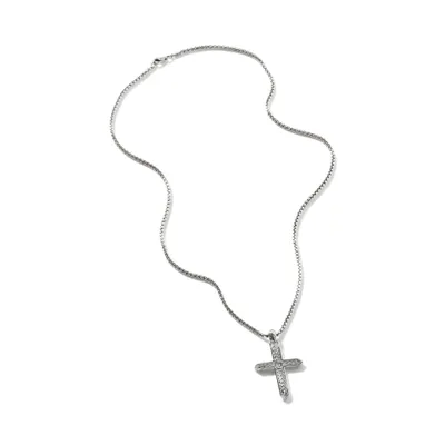 Box Chain Cross Necklace