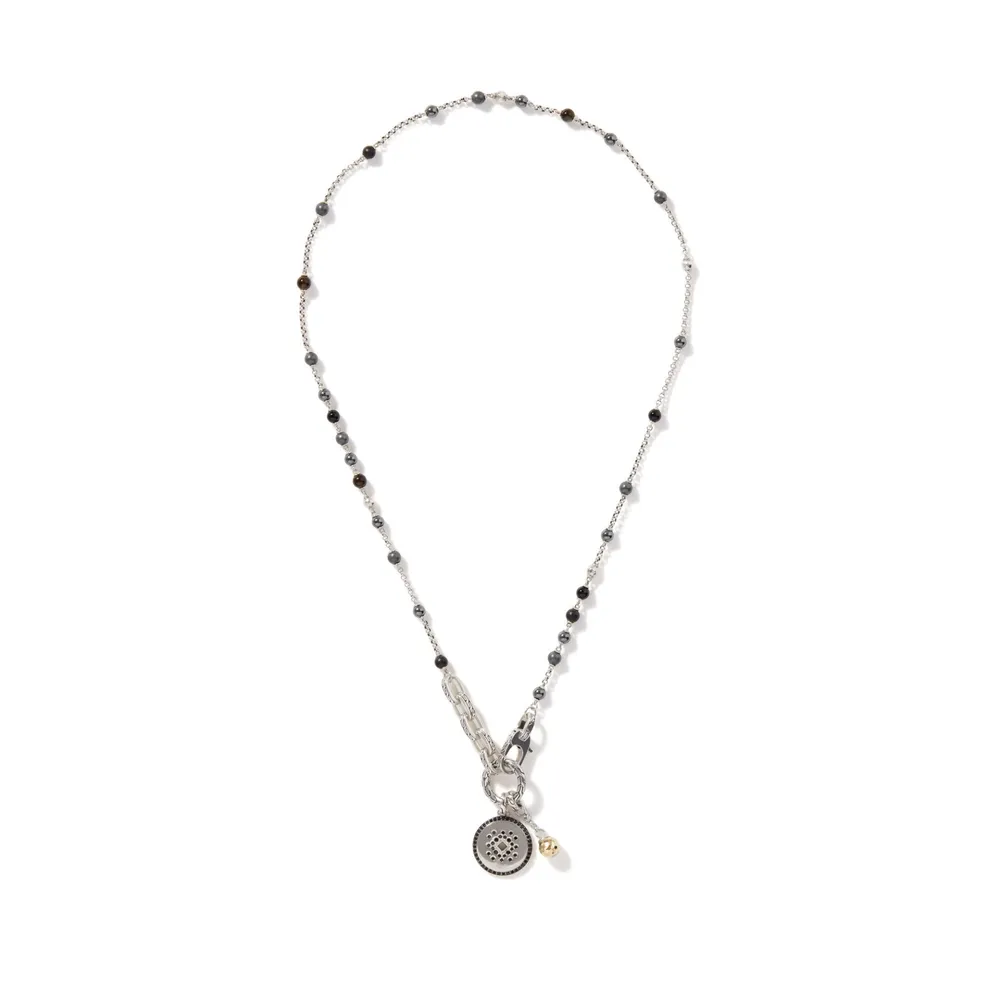 Classic Chain Bead Pendant Necklace