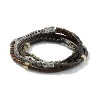 Beaded Hybrid Multi Wrap Bracelet