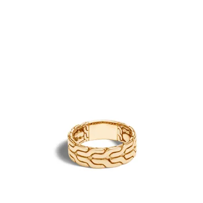 Carved Chain Band Ring