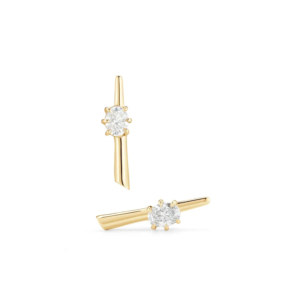 Rae Diamond Stud Earrings