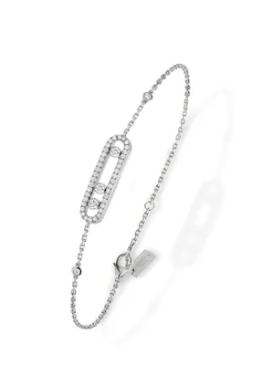 Baby Move White Gold Pave Bracelet