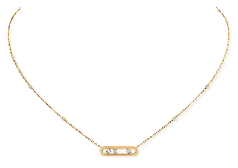 Yellow Gold Baby Move Necklace