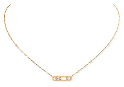 Yellow Gold Baby Move Necklace