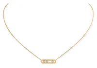 Yellow Gold Baby Move Necklace