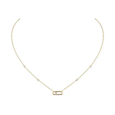 Yellow Gold Move Uno Necklace