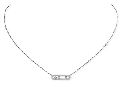 White Gold Baby Move Necklace