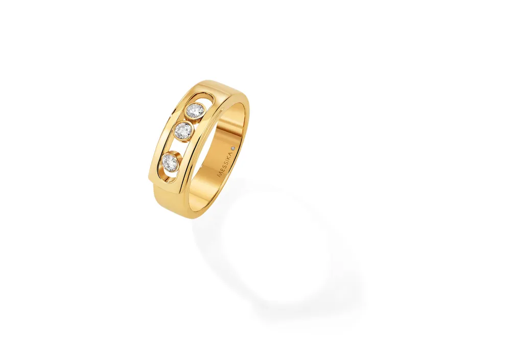 Yellow Gold Move Classic Ring