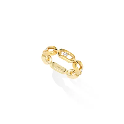 Yellow Gold Move Link Multi Ring