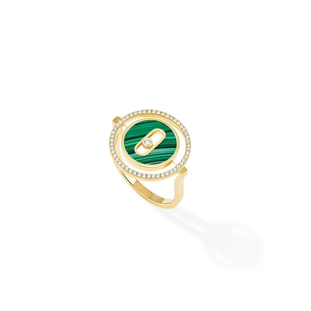 Lucky Move PM Malachite Ring