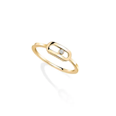 Move Uno Yellow Gold Ring