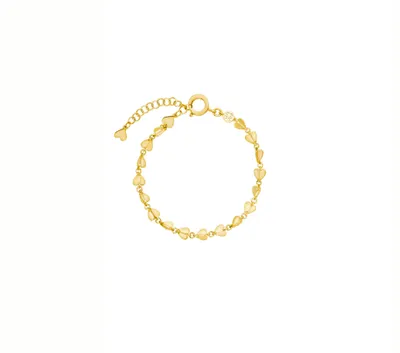 Small Yellow Gold Wings of Love Bracelet