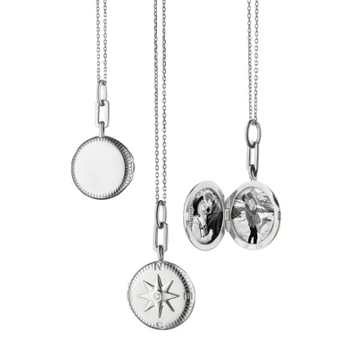 “Adventure“" Compass Locket Necklace