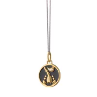 Mini “Scorpio" Enamel Vermeil Charm