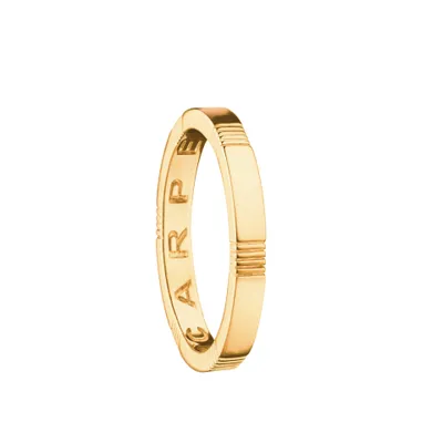 “Carpe Diem“ Striped Poesy Stackable Ring